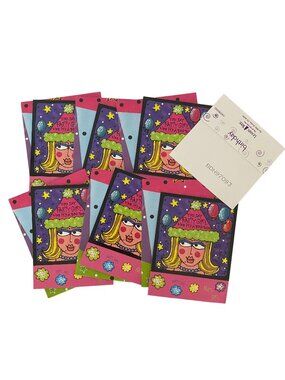 HAPPY BIRTHDAY 6/pk Leanin' Tree Greeting Cards Bonde Party Girl Lori Wiseman